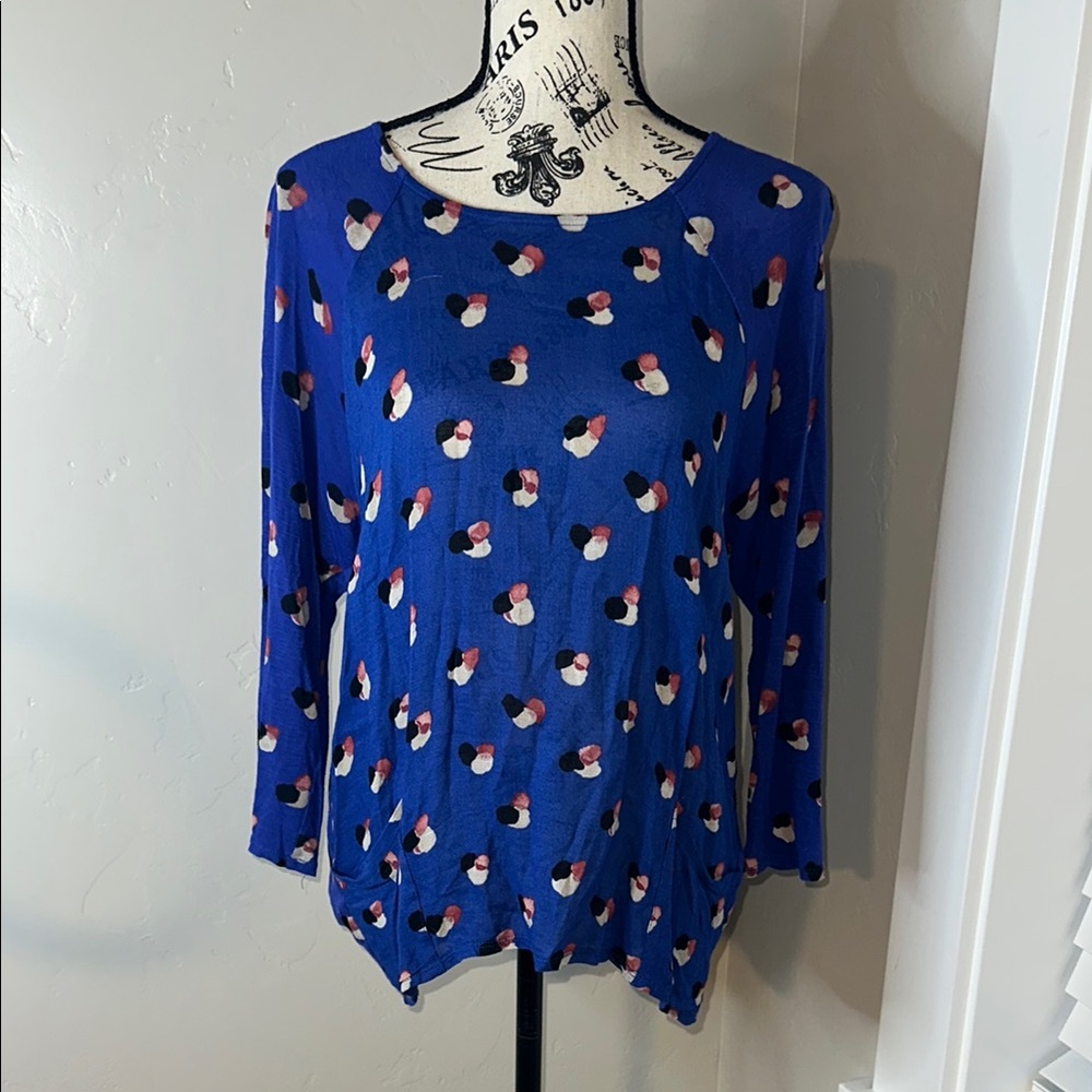 Lucky Brand Blue Blouse